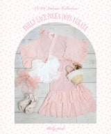 ドットチュールレースフリルマーメイド浴衣3点セット【大きいサイズあり】