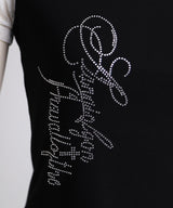 【メール便】Y2K星レースラグランスリーブ切替ストーンロゴ 半袖Tシャツ