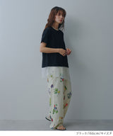 レイヤードレースTシャツ