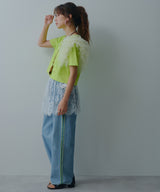 チュールフリルTシャツ
