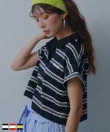 【メール便】マルチボーダーポロTシャツ