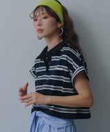 【メール便】マルチボーダーポロTシャツ