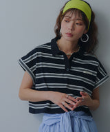 【メール便】マルチボーダーポロTシャツ