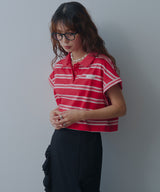 【メール便】マルチボーダーポロTシャツ