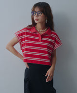 【メール便】マルチボーダーポロTシャツ