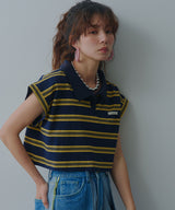 【メール便】マルチボーダーポロTシャツ