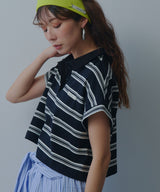 【メール便】マルチボーダーポロTシャツ