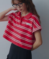 【メール便】マルチボーダーポロTシャツ