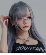 スクエア リムレス メガネ クリアレンズ / ユニセックス 伊達眼鏡 平成レトロ 地雷系 サブカル 韓国