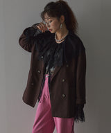 【10/23 10:59までの特別価格】総レースビッグカラーシャツ