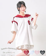 【10/23 10:59までの特別価格】【サンリオ×DML】なりきりセーラーTシャツワンピ【海外発送不可】