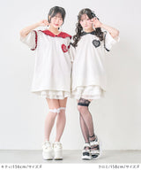 【10/23 10:59までの特別価格】【サンリオ×DML】なりきりセーラーTシャツワンピ【海外発送不可】