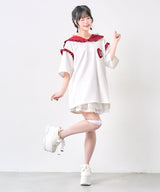 【10/23 10:59までの特別価格】【サンリオ×DML】なりきりセーラーTシャツワンピ【海外発送不可】