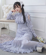 【10/23 10:59までの特別価格】プチハイネックティアードロングワンピース【大きいサイズあり】