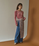 【10/23 10:59までの特別価格】2wayシアーベロアツイストデザイントップス