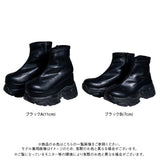 厚底Y2Kハイカットスニーカーブーツ【ストレッチ】【美脚】【大きいサイズ有】