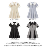 【10/23 10:59までの特別価格】レース角襟クラシカルワンピース