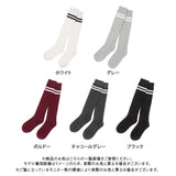 【メール便】ライン入りハイソックス