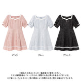 【10/23 10:59までの特別価格】ハートネックお嬢様ワンピース