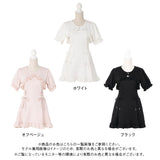 【10/23 10:59までの特別価格】サイドレースアップボレロドッキングスウェットワンピース