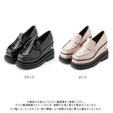 ハートスタッズローファー