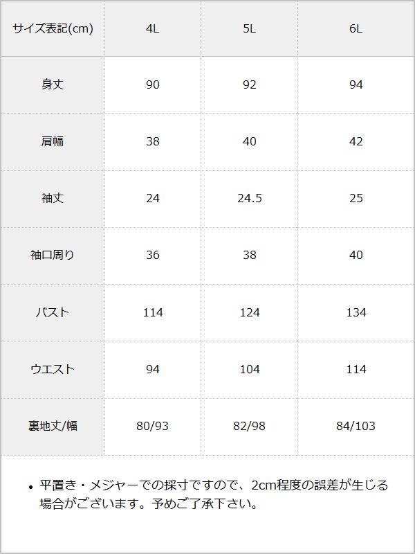 【10/23 10:59までの特別価格】サイドレースアッププレッピーワンピース / サイズ表
