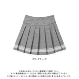 【10/23 10:59までの特別価格】レーステーププリーツスカート【大きいサイズ有】