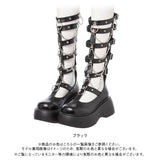 【10/23 10:59までの特別価格】クロスベルトチェーンブーツ