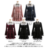 ベロアヨークレースワンピース