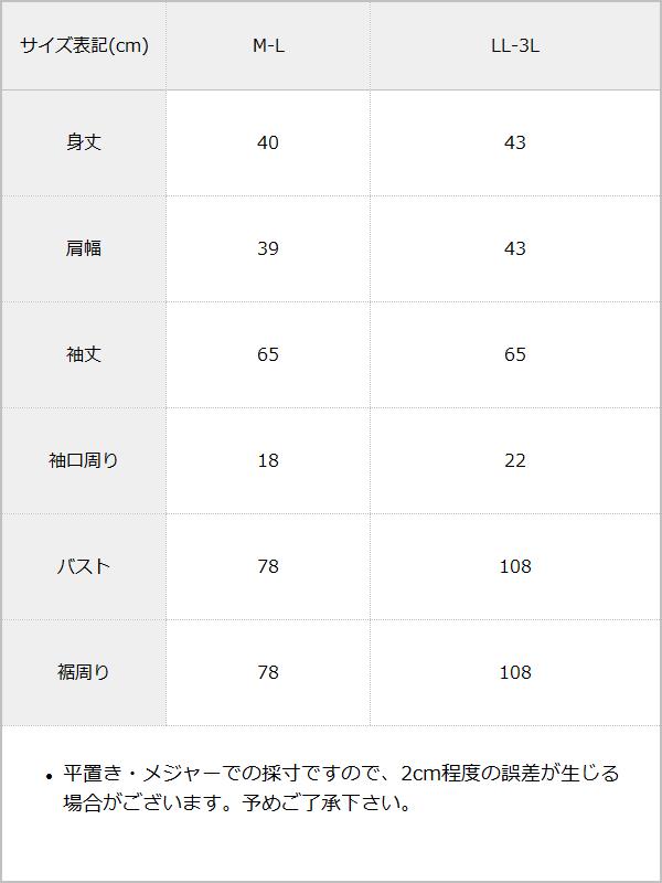 【10/23 10:59までの特別価格】【メール便】クロップドシアーロンT【OSN】 / サイズ表