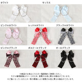 3wayハートビジューチェーン2個セットヘアクリップ