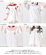 【10/23 10:59までの特別価格】【サンリオ×DML】なりきりセーラーTシャツワンピ【海外発送不可】