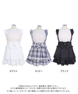 ハートはしごレースフリルスカート