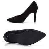 美シルエット美ライン9.5cmヒールポインテッドトゥ小顔パンプス