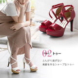 クロスストラップセパレートサンダル