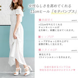 +11cmヒールTストラップベーシックサンダル
