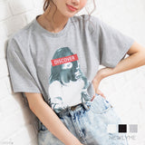 ビッグシルエットプリントゆるTシャツ
