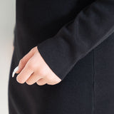 セクシージップオフショルニットワンピース