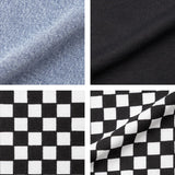 【Rabintage】Checker flag Denim blouson