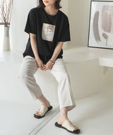 オーガニックコットンプリントT