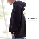 Side waterproof zip hoodie