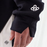 Side waterproof zip hoodie