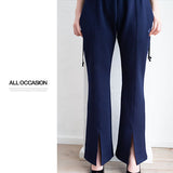 Center seam flare pant