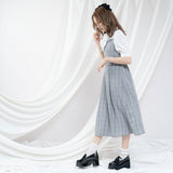 ボウタイお嬢様ワンピース