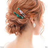 カラービジューヘアクリップ