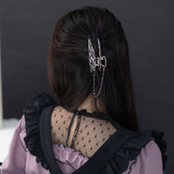 バタフライチェーンヘアクリップ