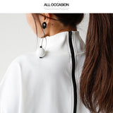 High neck tee