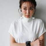 High neck tee