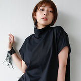 High neck tee