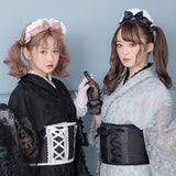 コットンレースメイドカチューシャ